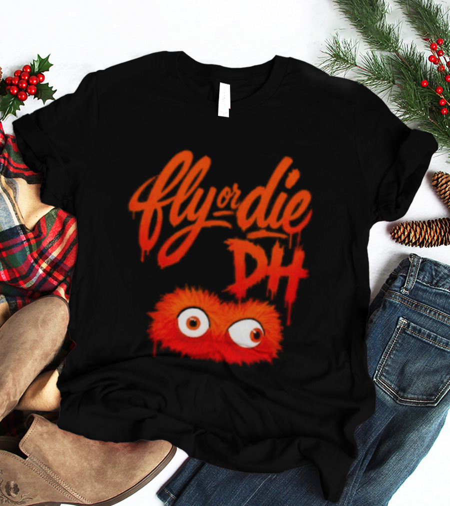 Fly Die DH Gritty Eyes Philadelphia Flyers T-Shirt