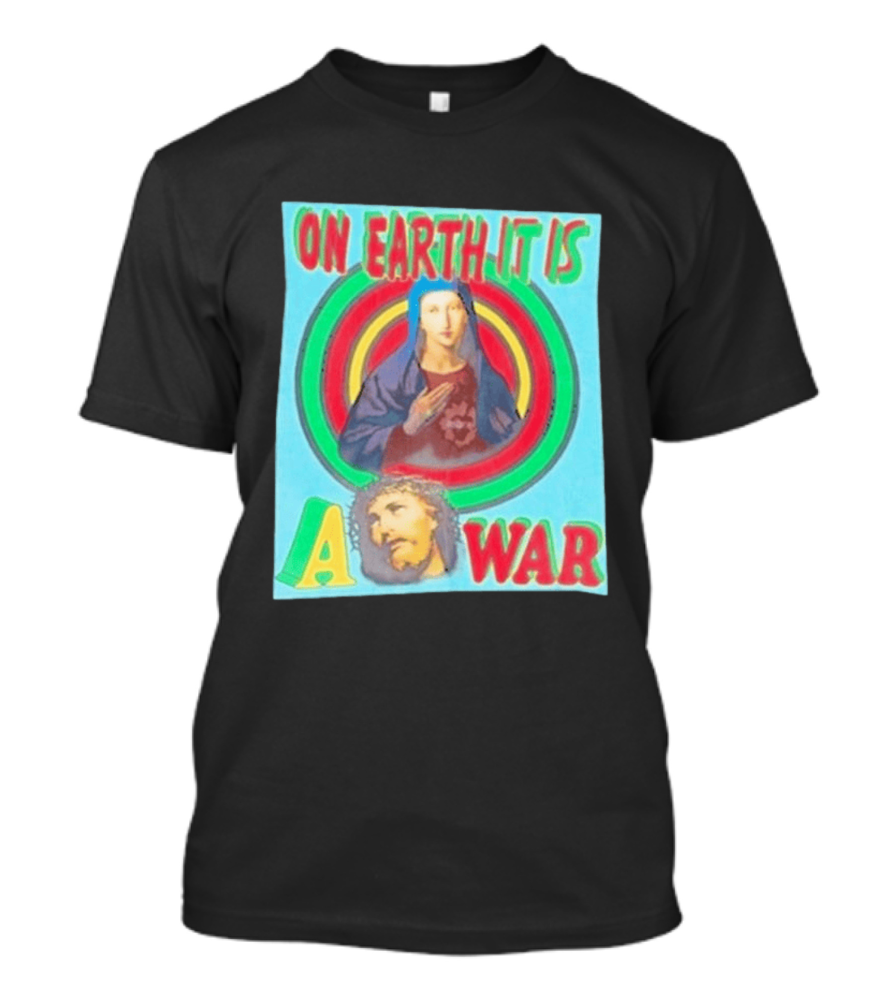 Houston Texans Saint Michael On Earth It Is A War T-Shirt