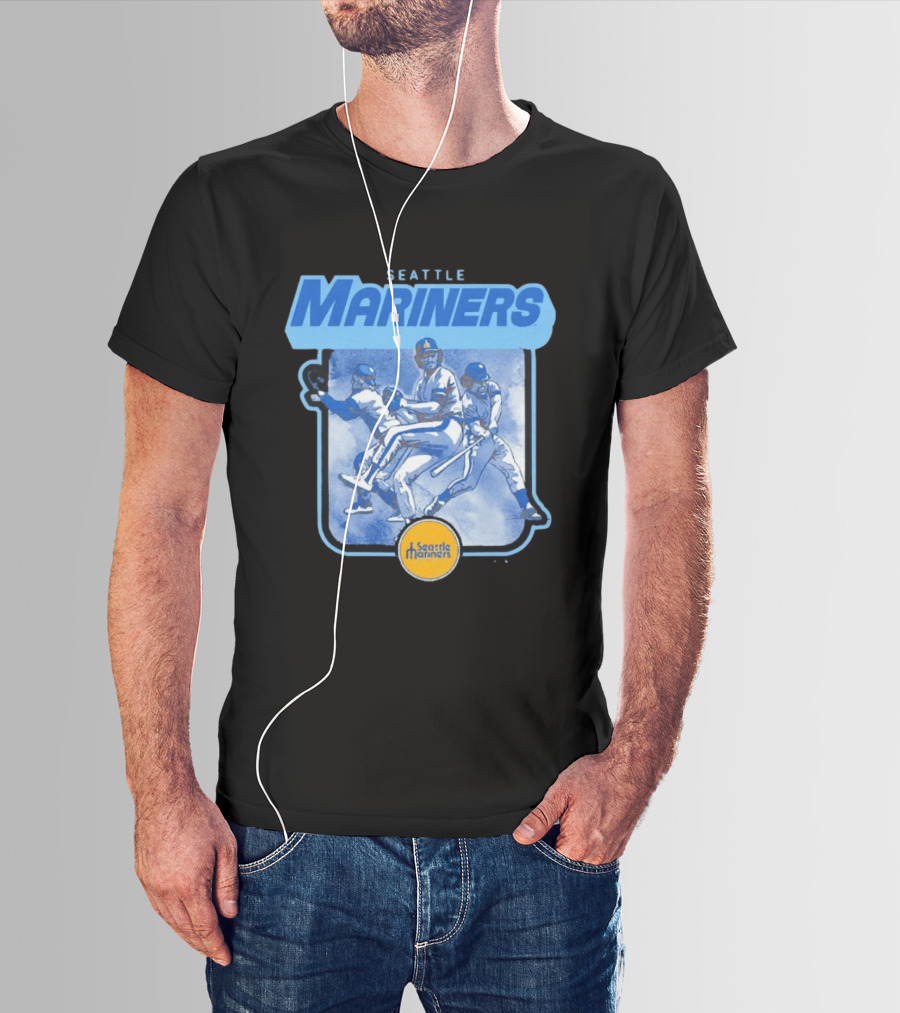 Seattle Mariners Retro Baseball Players T-Shirt
