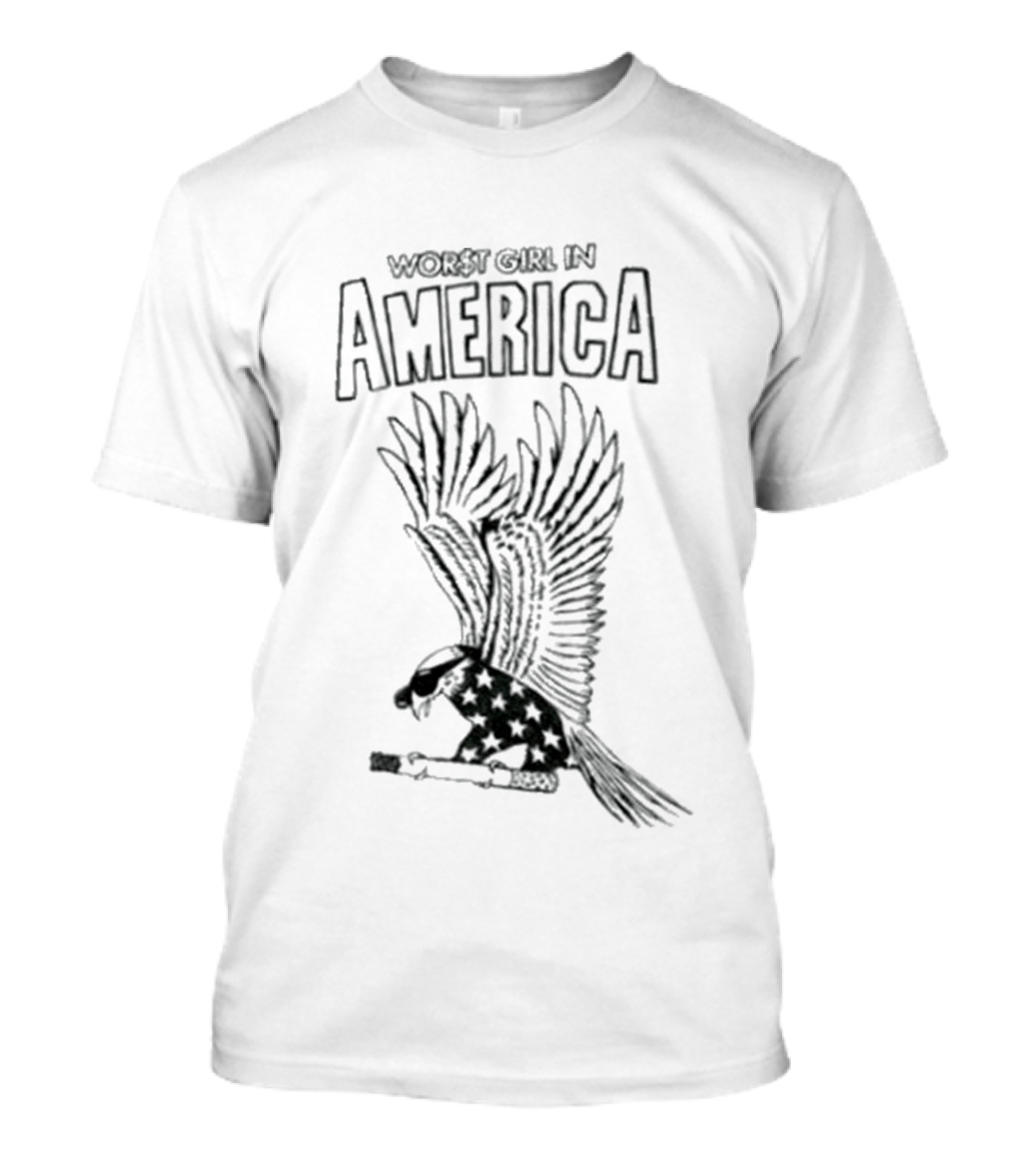 Slayyyter Worst Girl In America Eagle T-Shirt