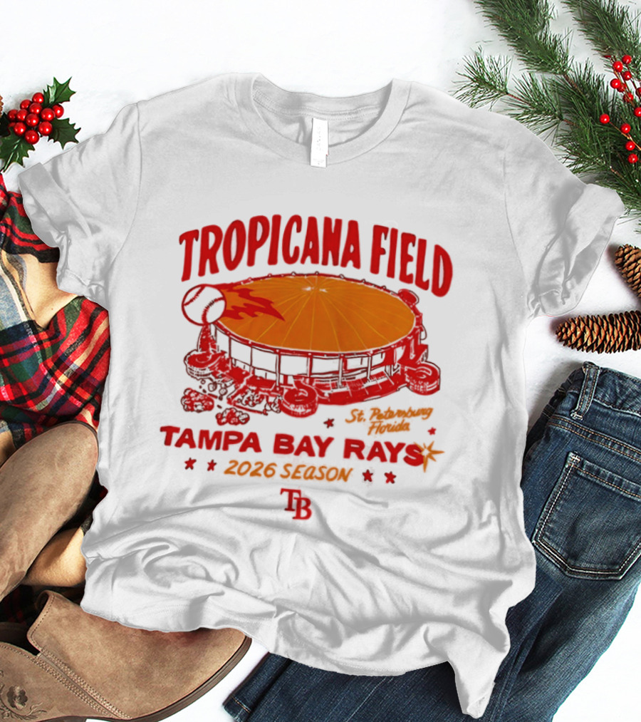 Tropicana Field Tampa Bay Rays Home Run 2026 Season T-Shirt
