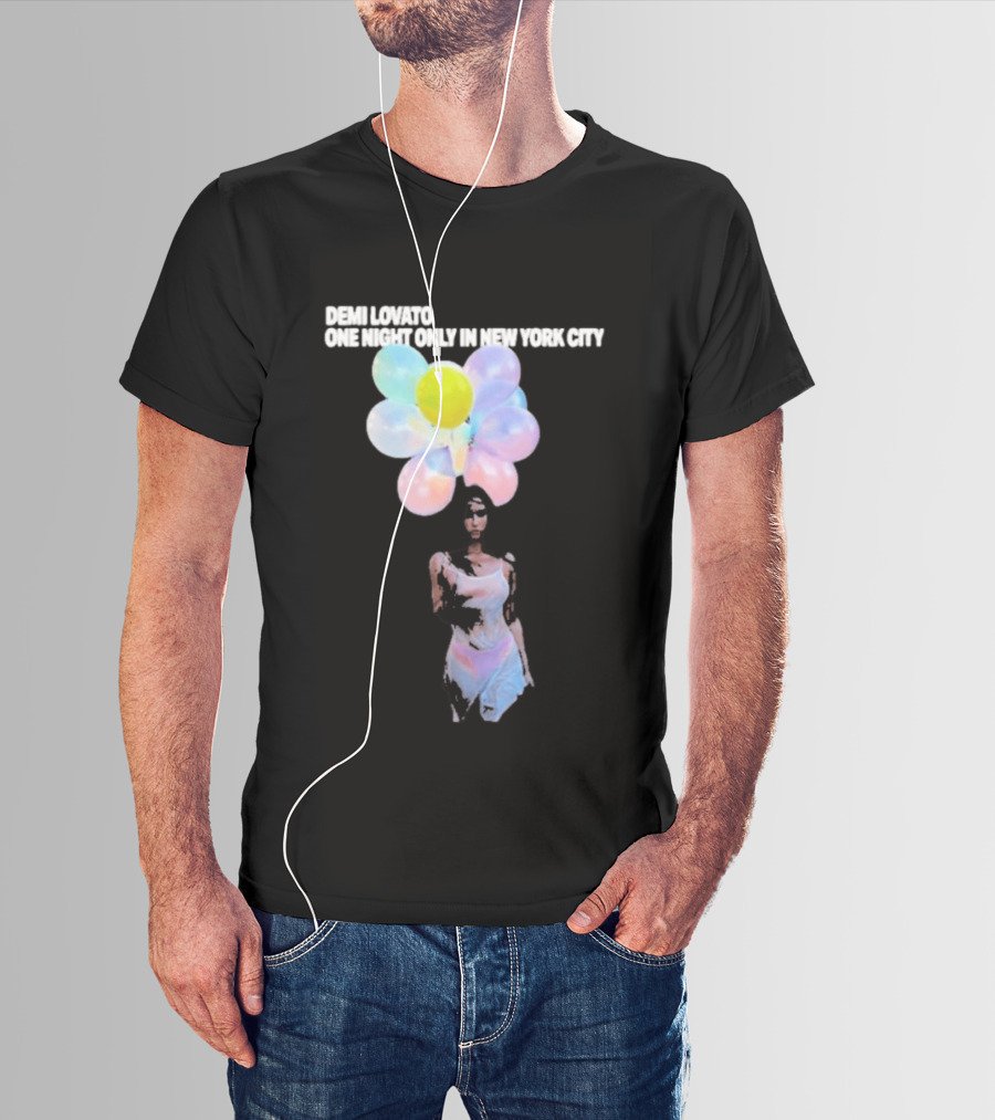 Demi Lovato One Night Only In New York City Colorful Balloons Dress T-Shirt