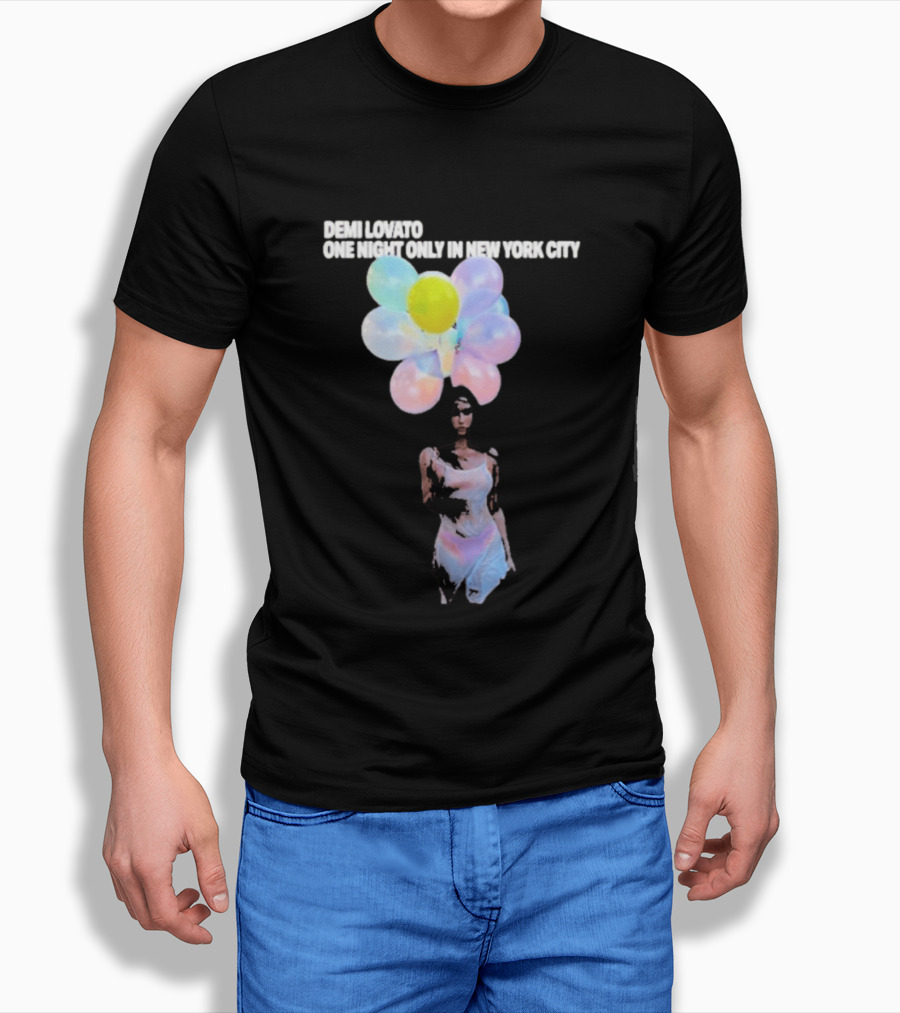 Demi Lovato One Night Only In New York City Colorful Balloons Dress T-Shirt
