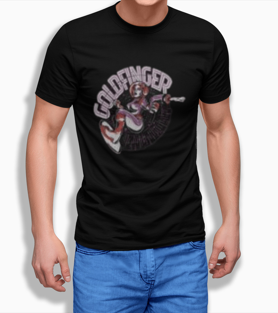 Goldfinger Seattle Event April 17 2026 The Showbox Retro Futuristic T-Shirt