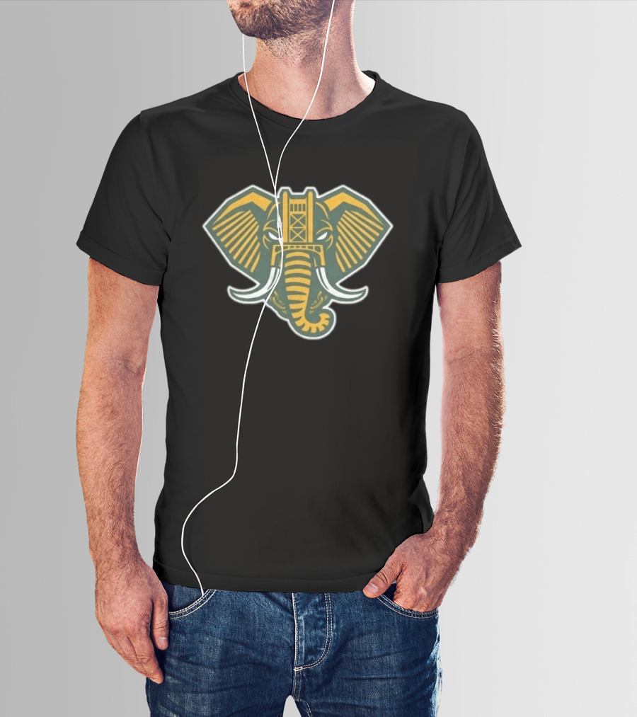 Sacramento Home Run Elephant Golden Bridge T-Shirt
