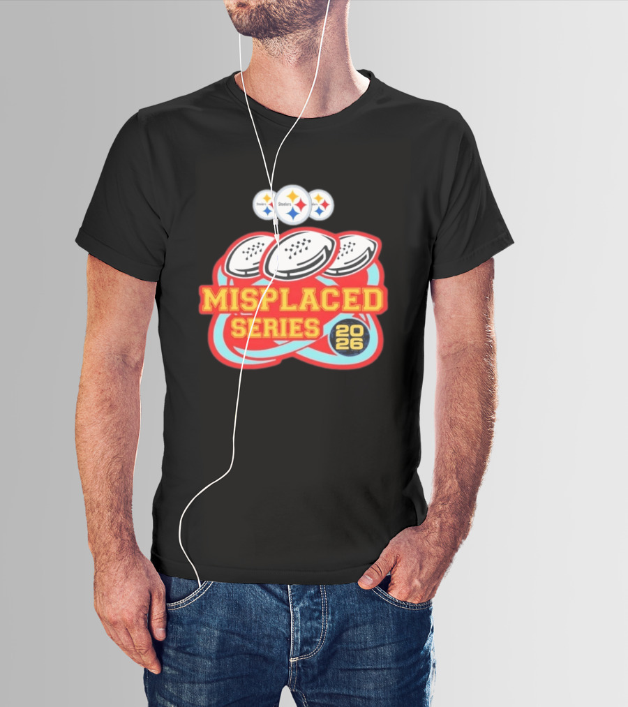 Steelers Misplaced Series 2026 Football Trio T-Shirt