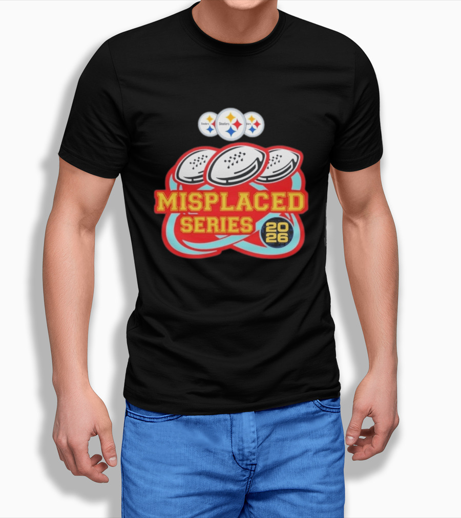 Steelers Misplaced Series 2026 Football Trio T-Shirt