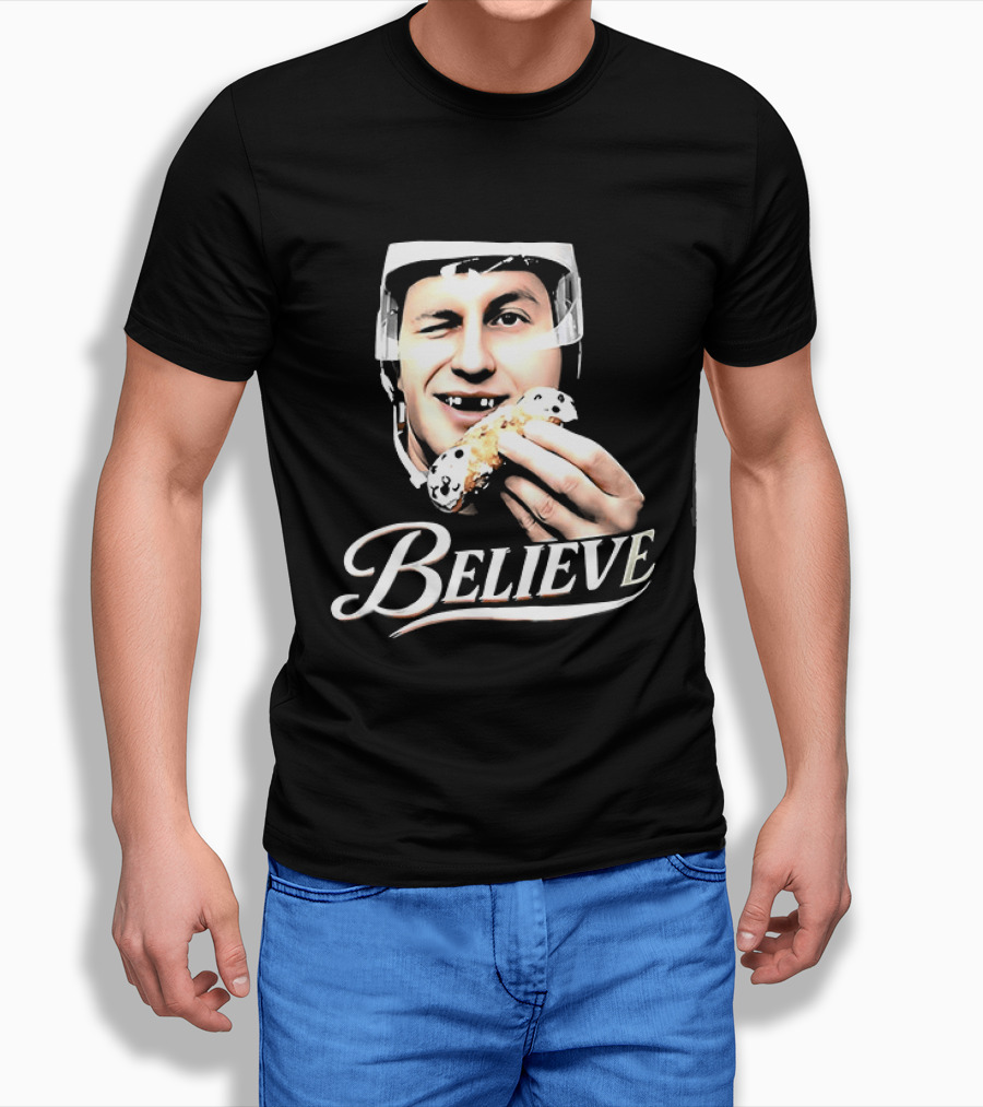 Believe Jack Hughes Big Head Philadelphia Flyers NHL T-Shirt
