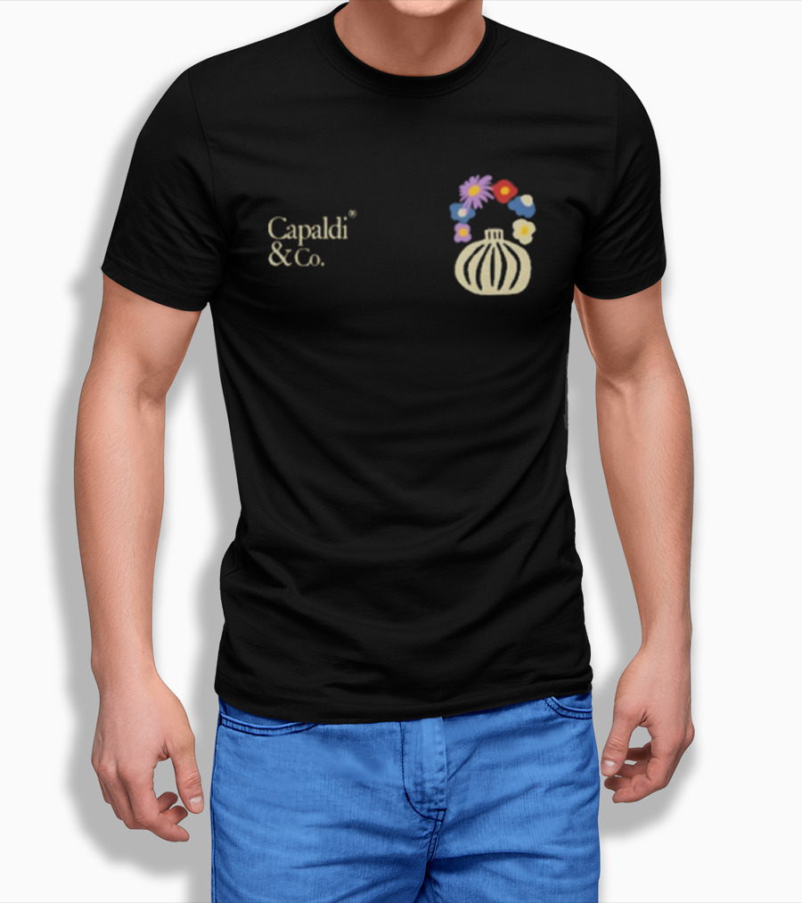 Capaldi & Co Flower Pot Colorful Blooms T-Shirt