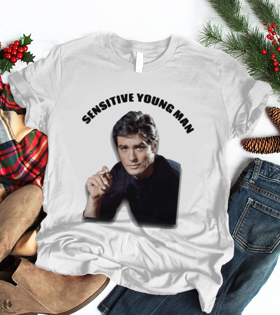 Sensitive Young Man Iconic Actor Cigarette T-Shirt