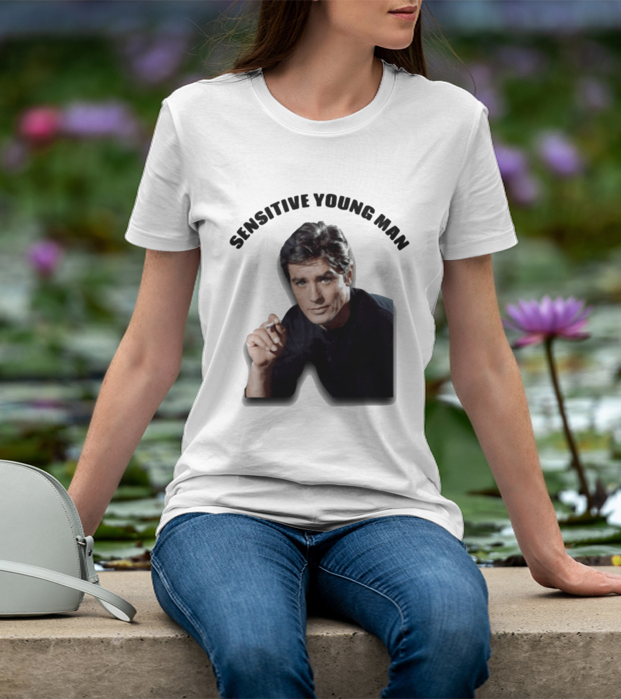 Sensitive Young Man Iconic Actor Cigarette T-Shirt