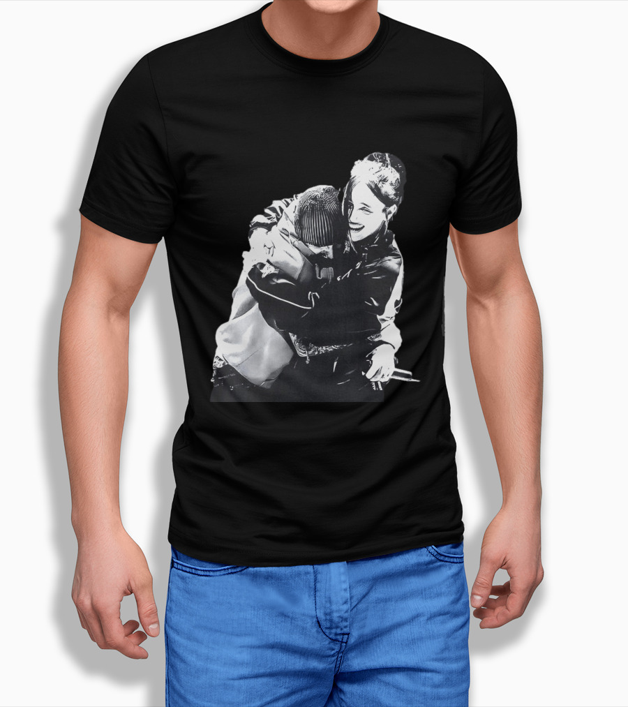 One Less Lonely Girl Coachella Billie Eilish Justin Bieber Hug 2026 T-Shirt