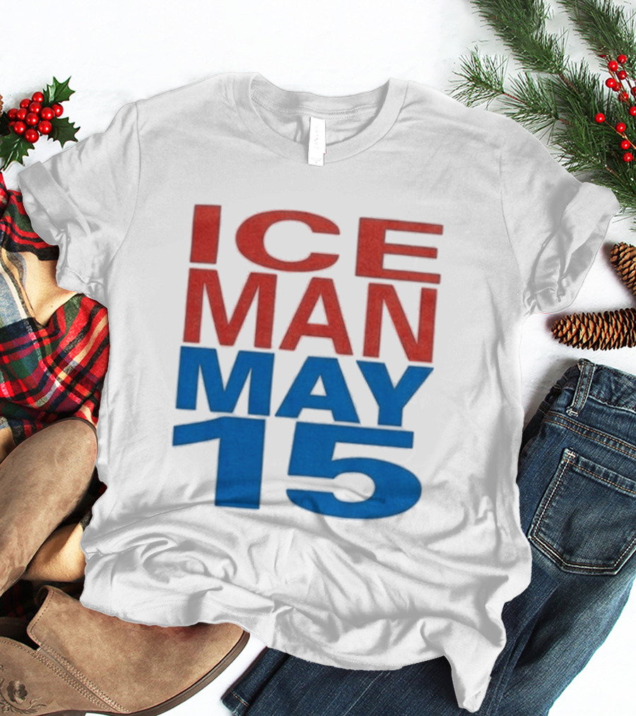 Iceman May 15 Bold Red Blue T-Shirt