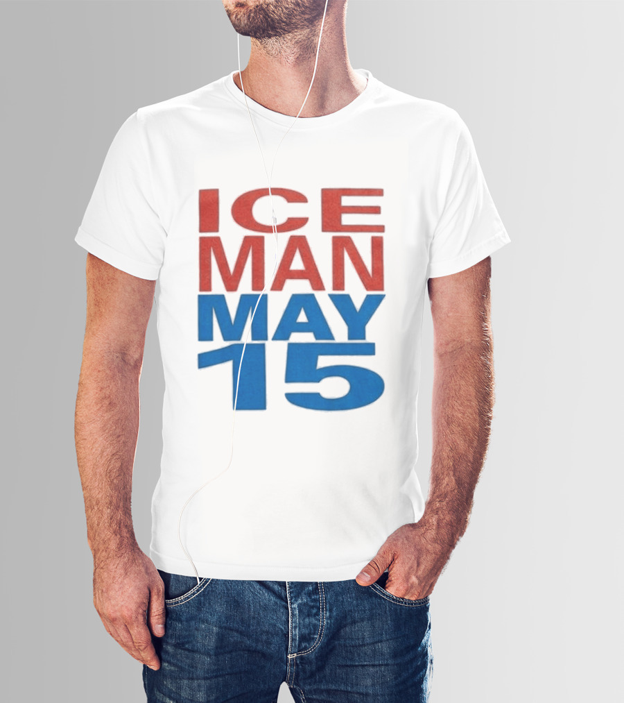 Iceman May 15 Bold Red Blue T-Shirt