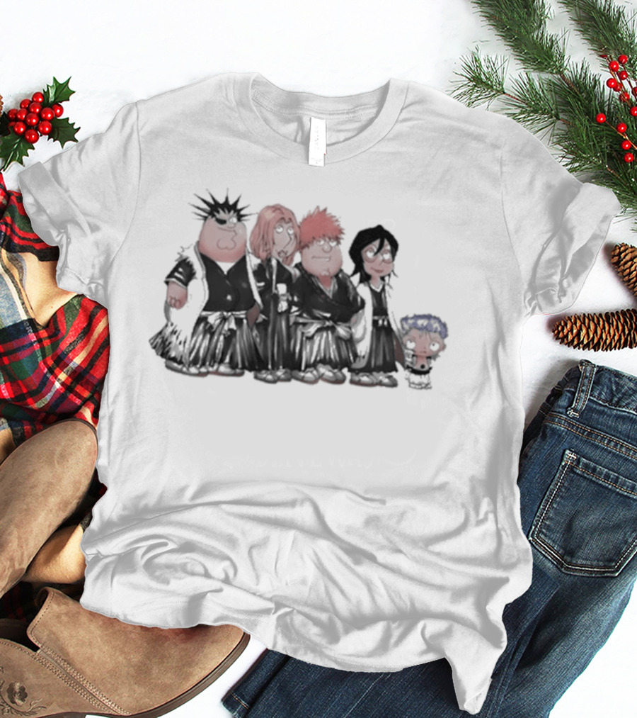 Family Guy Bleach Soul Reapers Crossover Characters T-Shirt