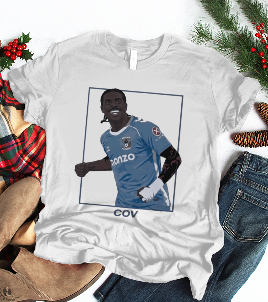 Coventry City FC Haji Wright Monzo Sponsor Premier League Comeback T-Shirt