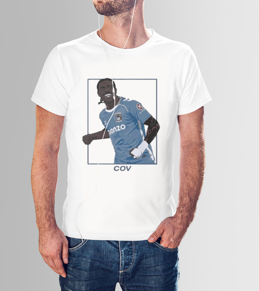 Coventry City FC Haji Wright Monzo Sponsor Premier League Comeback T-Shirt