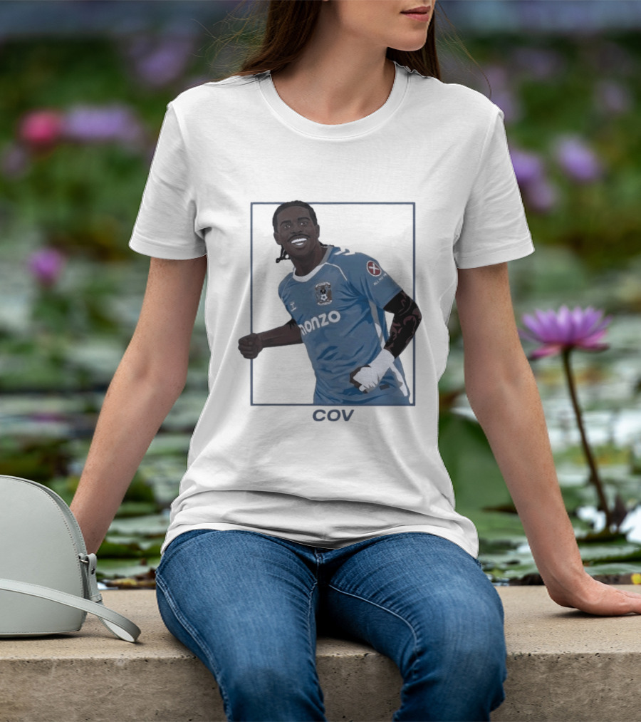 Coventry City FC Haji Wright Monzo Sponsor Premier League Comeback T-Shirt