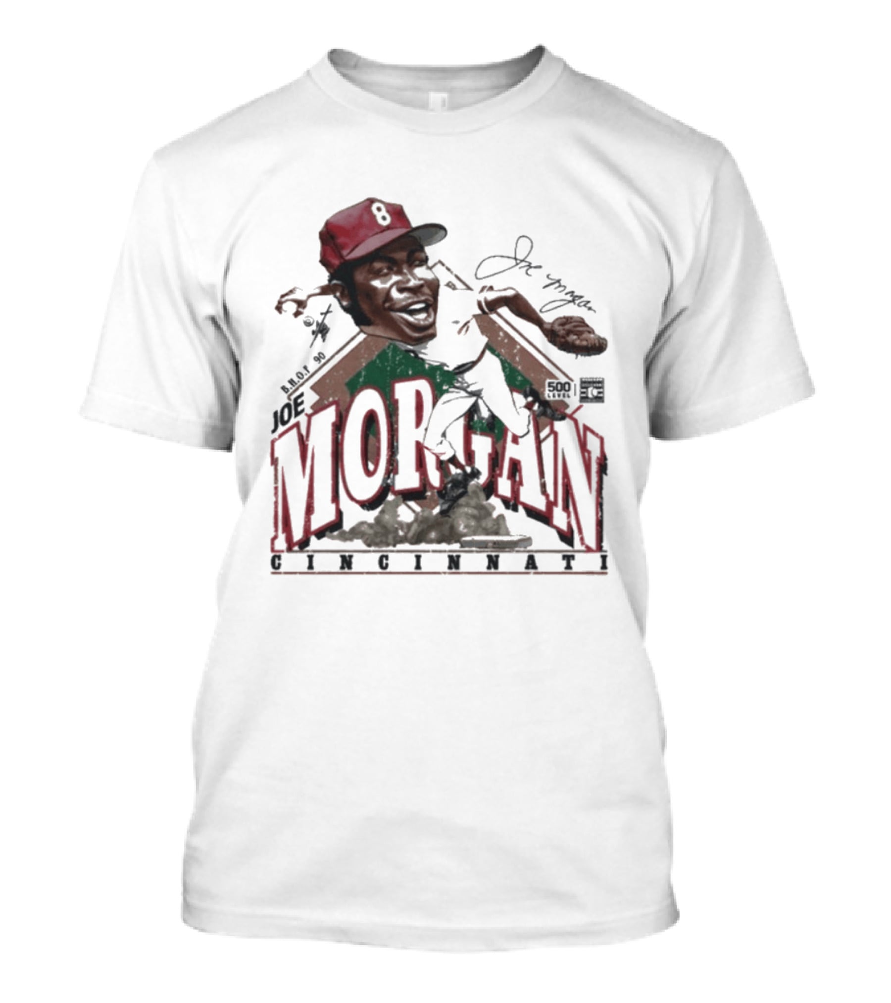 Joe Morgan Cincinnati Bruce Stark Collection 1981 T-Shirt