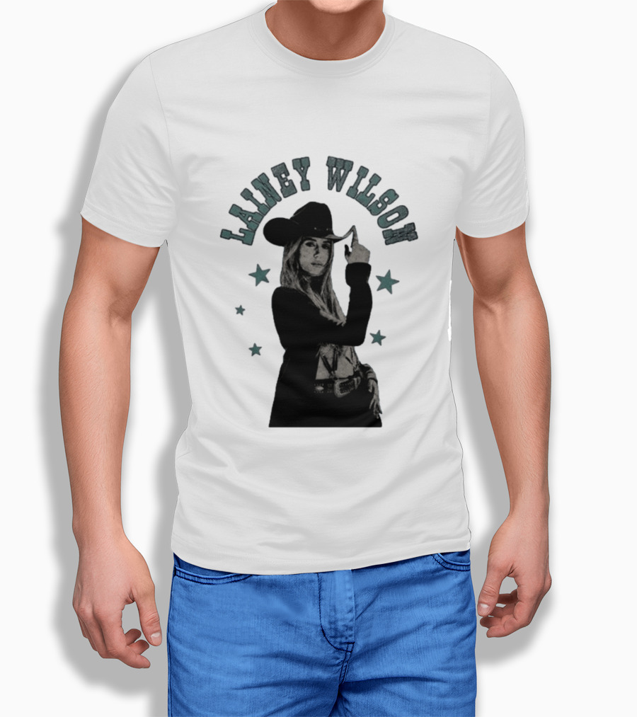 Lainey Wilson Tour 26 Western Cowboy Hat Starry Country Music T-Shirt