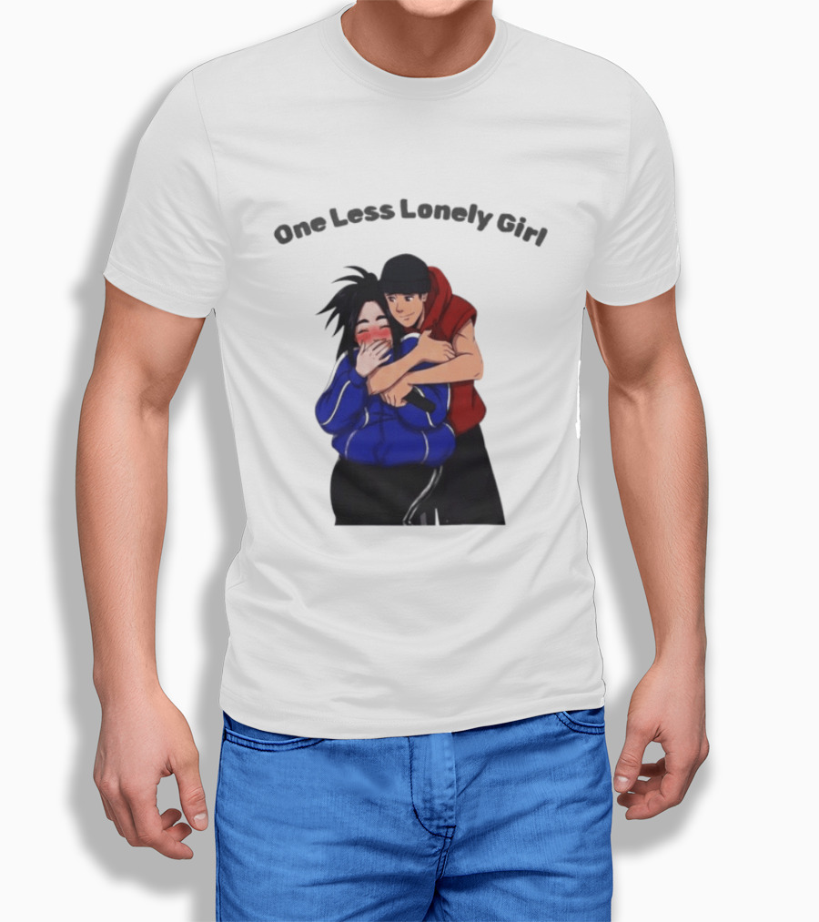 One Less Lonely Girl Justin Bieber Billie Eilish Coachella Hug 2026 T-Shirt