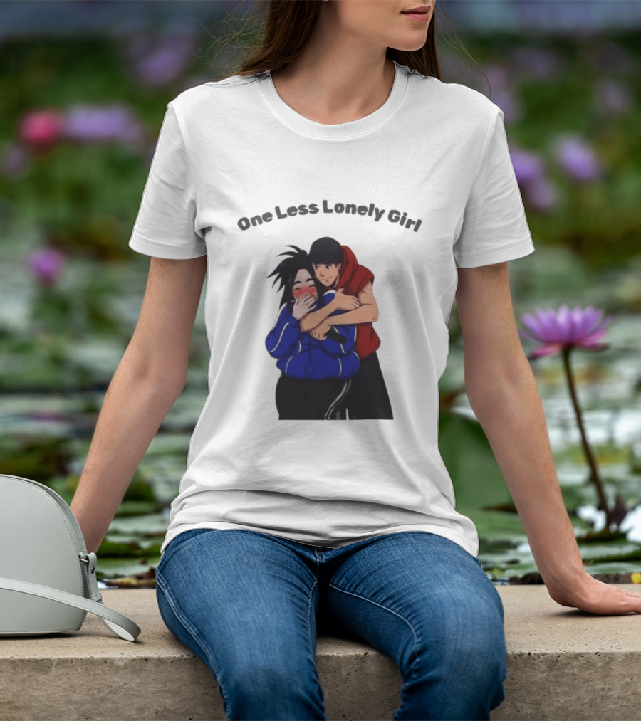 One Less Lonely Girl Justin Bieber Billie Eilish Coachella Hug 2026 T-Shirt