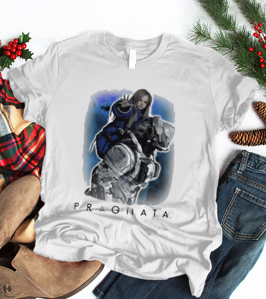 PRAGMATA Futuristic Sci Fi Adventure T-Shirt