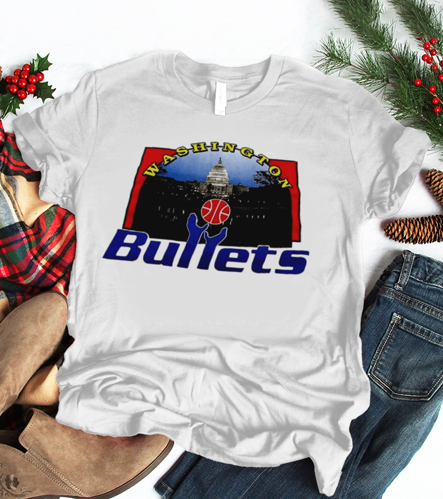 Washington Bullets Capitol Basketball T-Shirt
