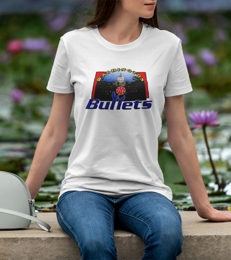 Washington Bullets Capitol Basketball T-Shirt