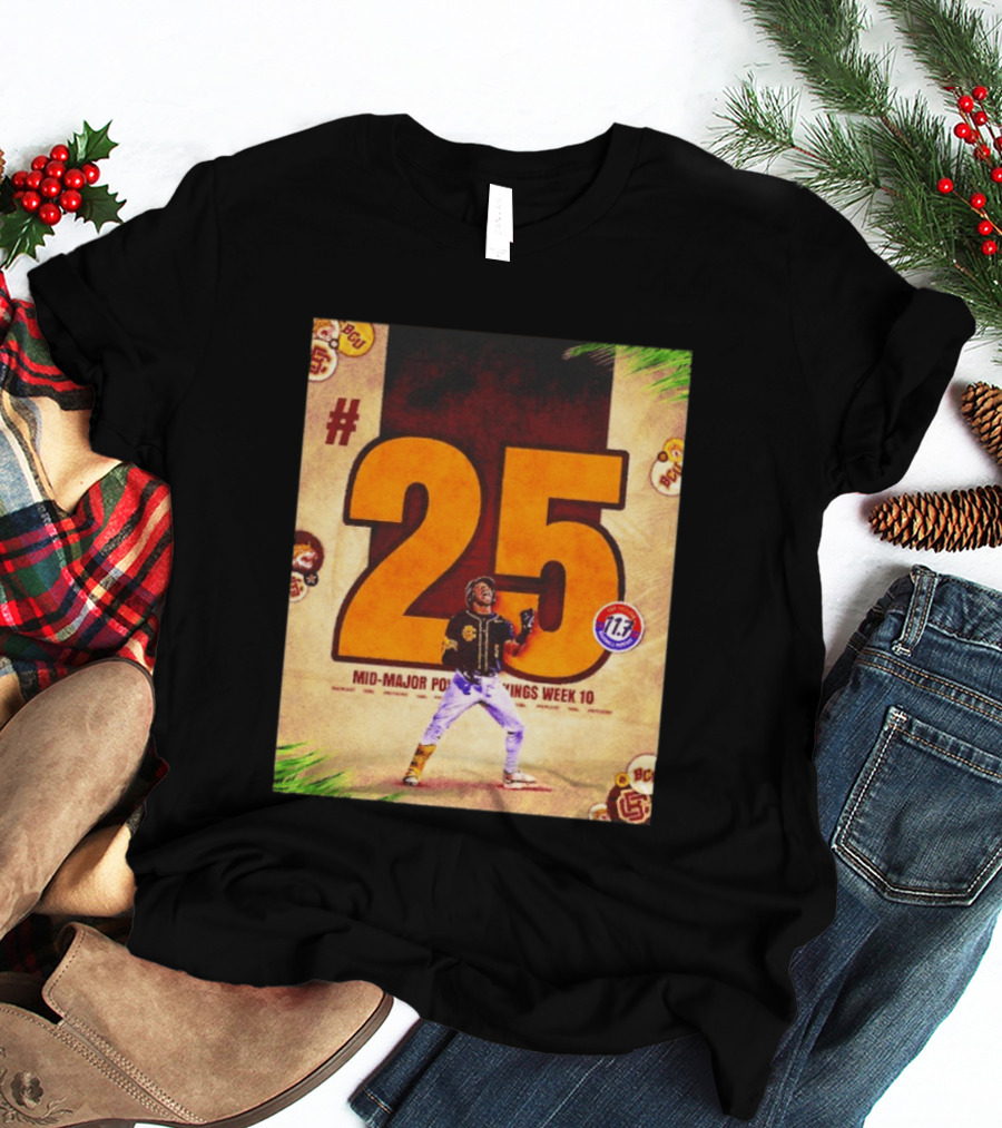 #25 Mid Major Power Rankings Week 10 Bethune Cookman Wildcats T-Shirt
