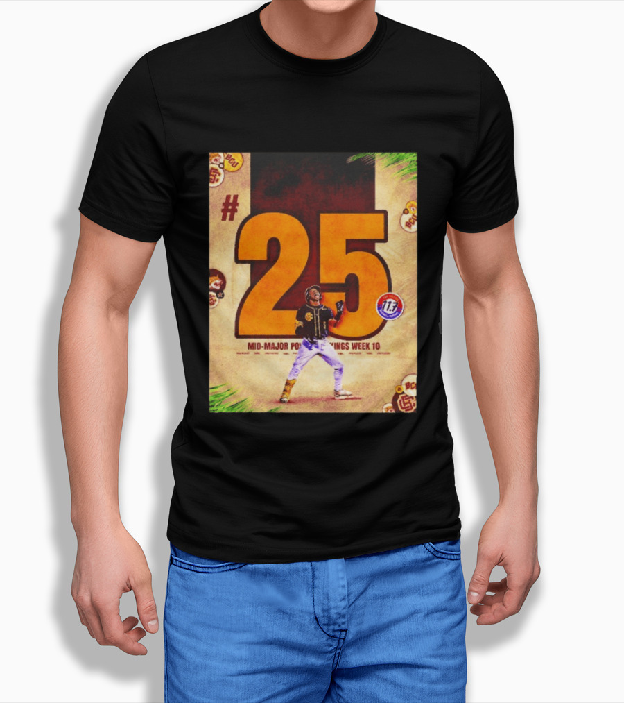 #25 Mid Major Power Rankings Week 10 Bethune Cookman Wildcats T-Shirt