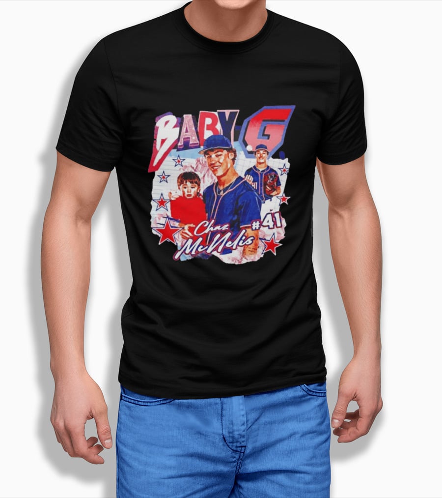 Chaz McNelis 41 Baby G Arizona Wildcats Baseball Stars T-Shirt