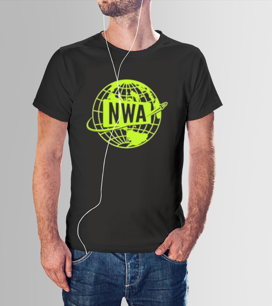 NWA National Wrestling Alliance Space Globe Comet Variant T-Shirt