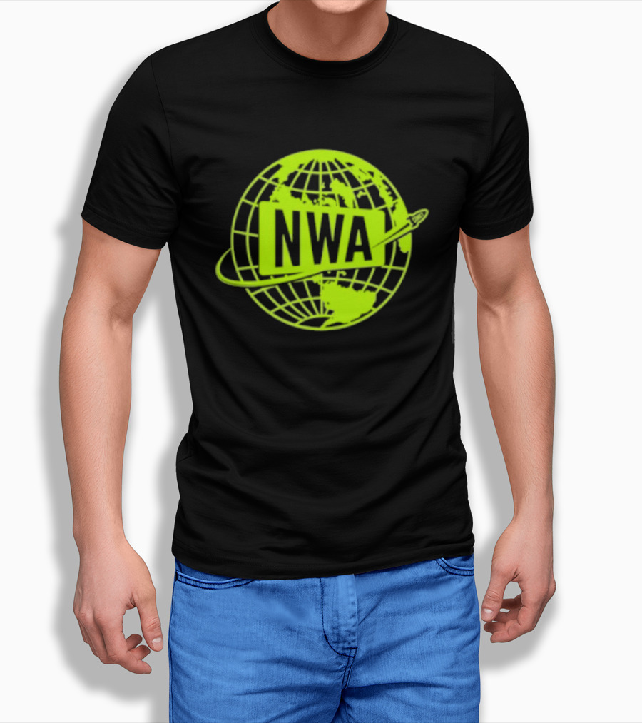 NWA National Wrestling Alliance Space Globe Comet Variant T-Shirt