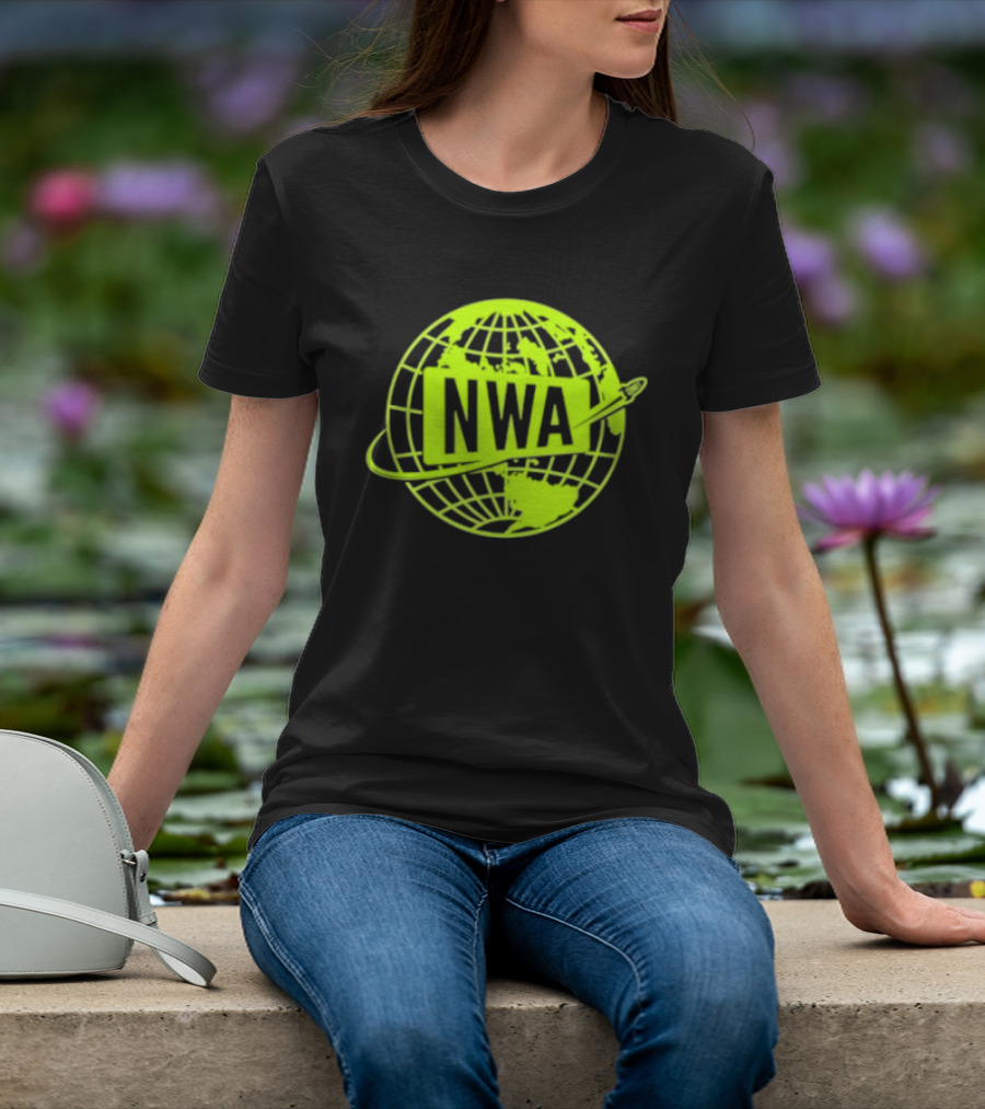 NWA National Wrestling Alliance Space Globe Comet Variant T-Shirt