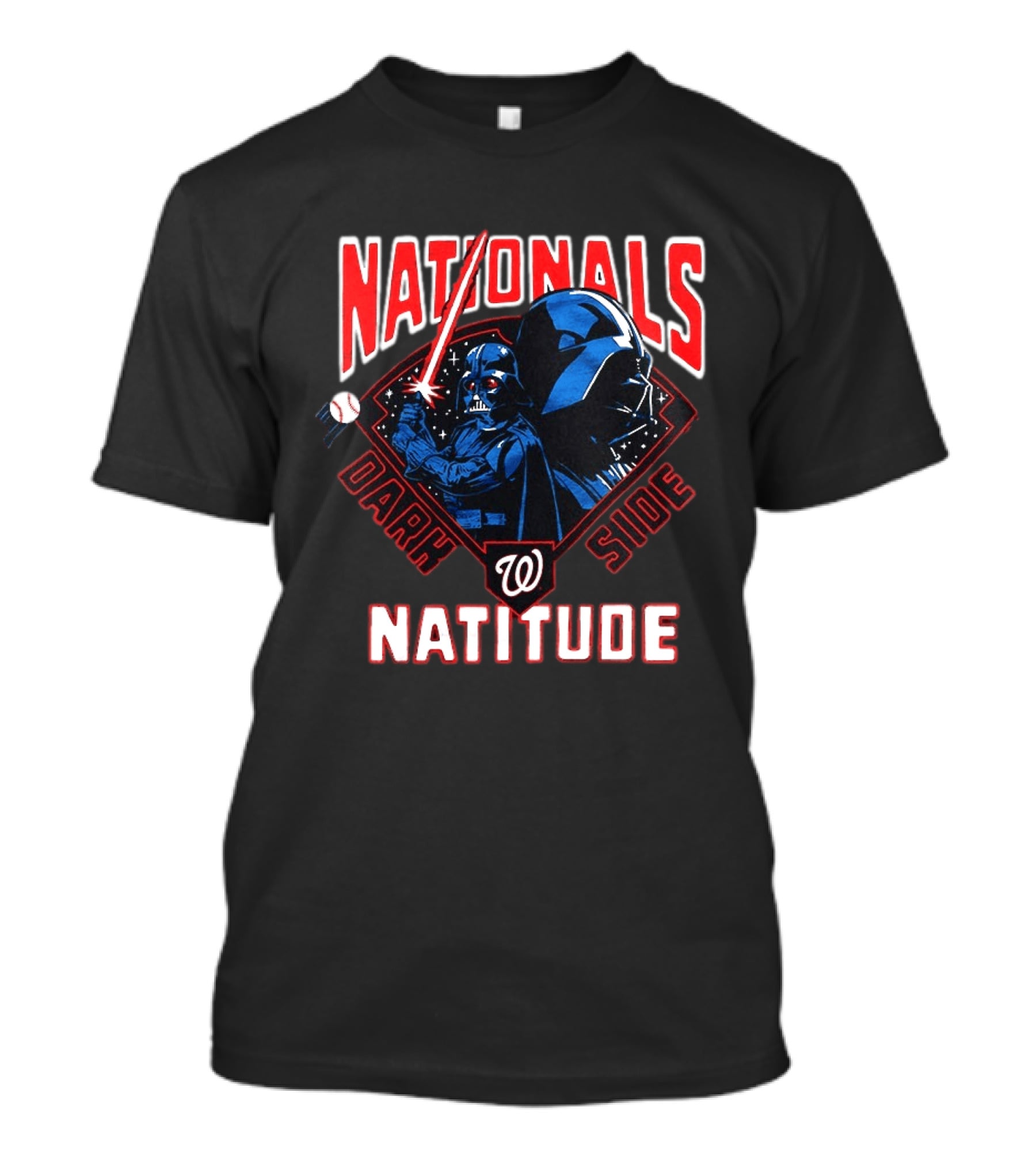 Nationals Natitude Dark Side Darth Vader Star Wars T-Shirt