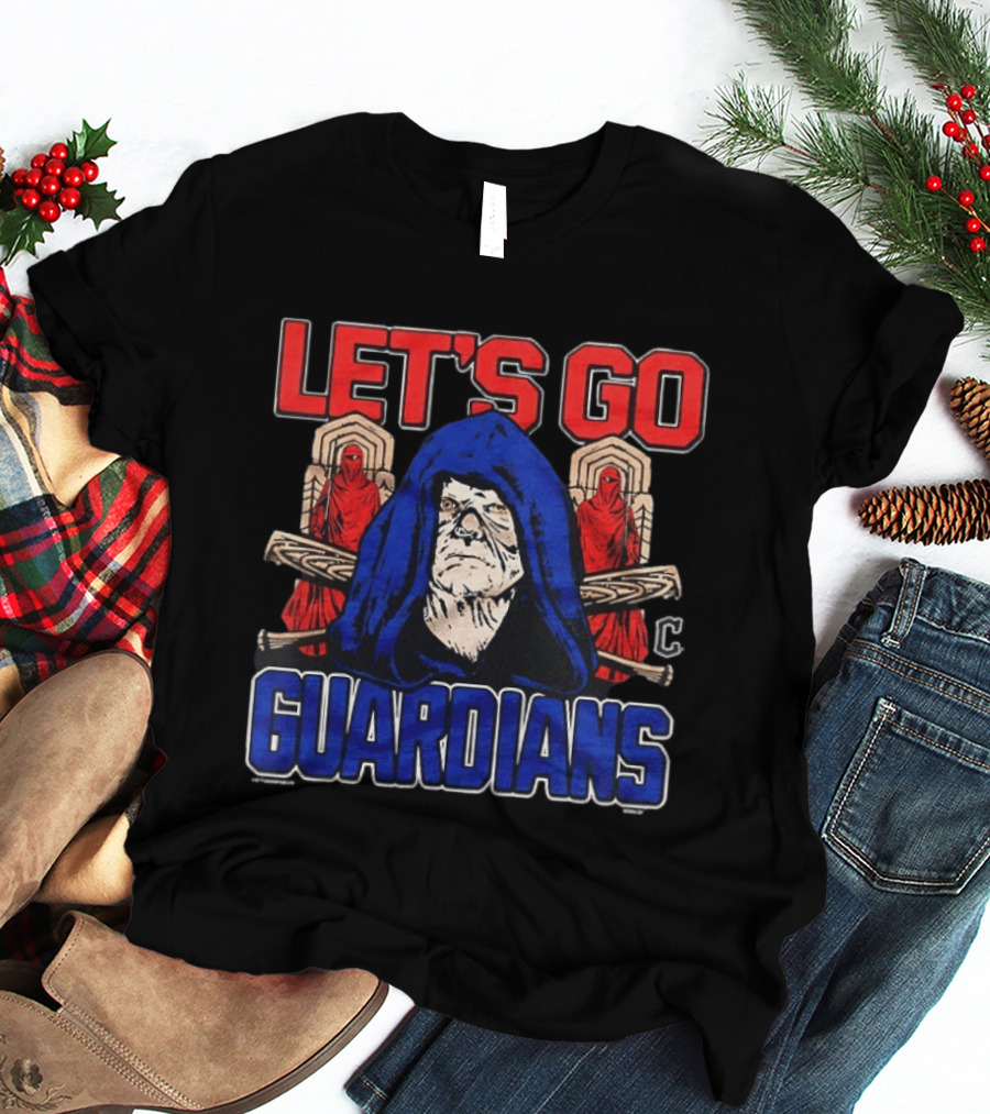 Let's Go Guardians Cleveland Baseball Sheev Palpatine Star Wars T-Shirt