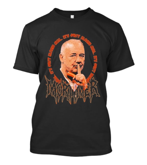 Shhh It's Just Magic Bob Mortimer Orange T-Shirt