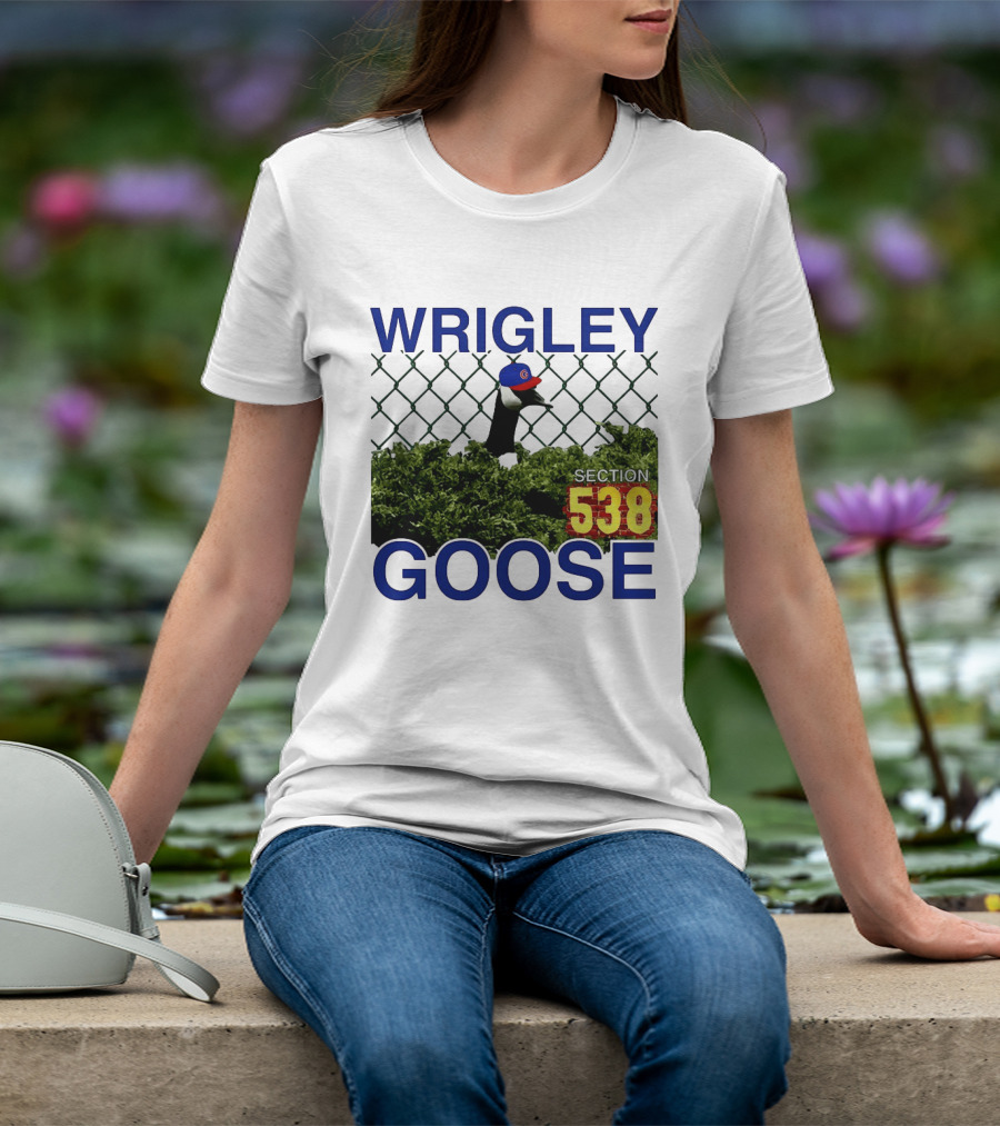 Wrigley Goose Section 538 Chicago Cubs MLB T-Shirt