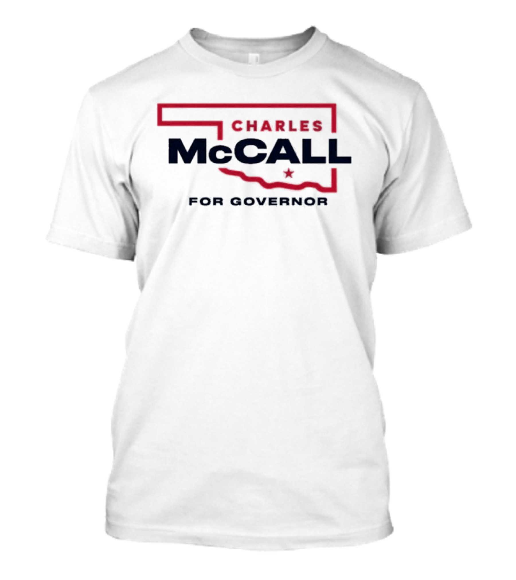 Charles McCall Oklahoma Governor 2026 Election Campaign T-Shirt