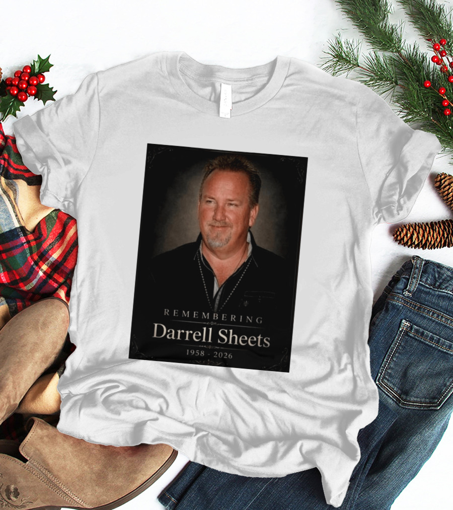 Remembering Darrell Sheets 1958 2026 Memorial T-Shirt