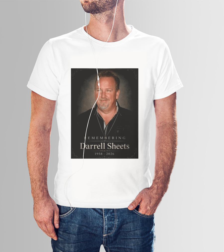 Remembering Darrell Sheets 1958 2026 Memorial T-Shirt