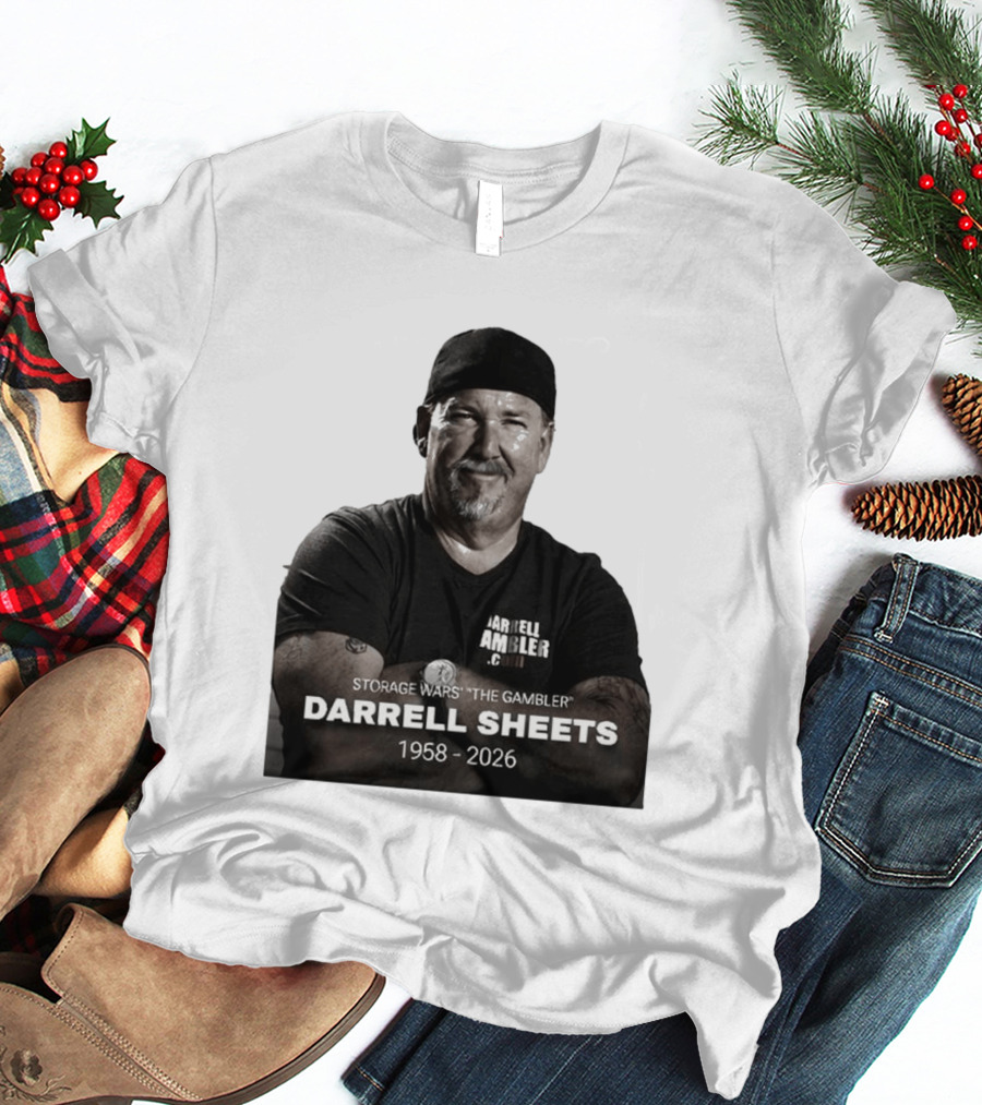 Storage Wars The Gambler Darrell Sheets 1958 2026 T-Shirt