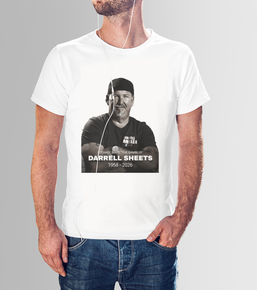 Storage Wars The Gambler Darrell Sheets 1958 2026 T-Shirt