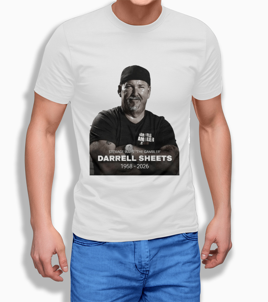Storage Wars The Gambler Darrell Sheets 1958 2026 T-Shirt