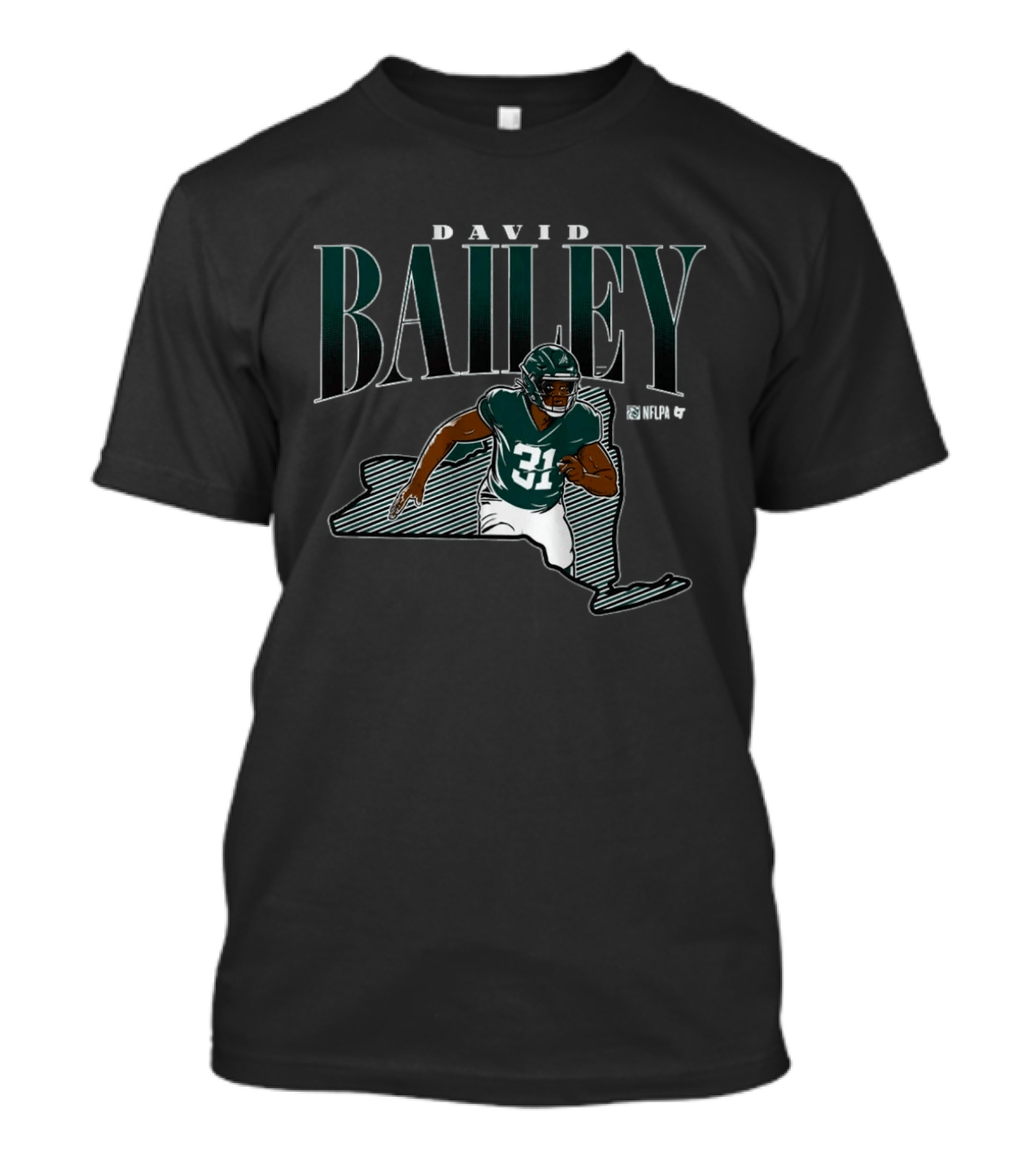 David Bailey New York 31 Player 2026 NFL Draft Prospect New York Jets Lineup T-Shirt