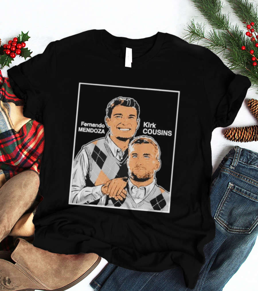 Fernando Mendoza Kirk Cousins Step Brothers Comedy Duo Parody Sweater Vest T-Shirt