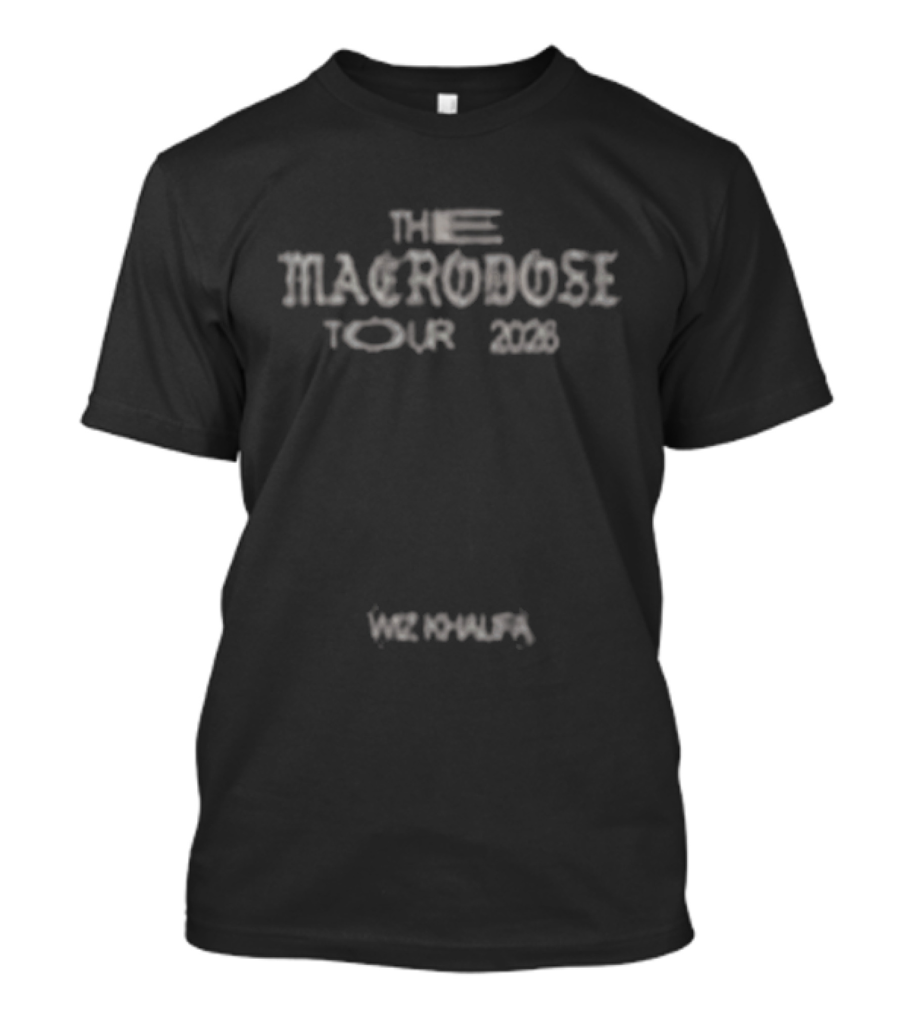 The Macrodose Tour 2023 Wiz Khalifa Seeing Eye Leaf T-Shirt