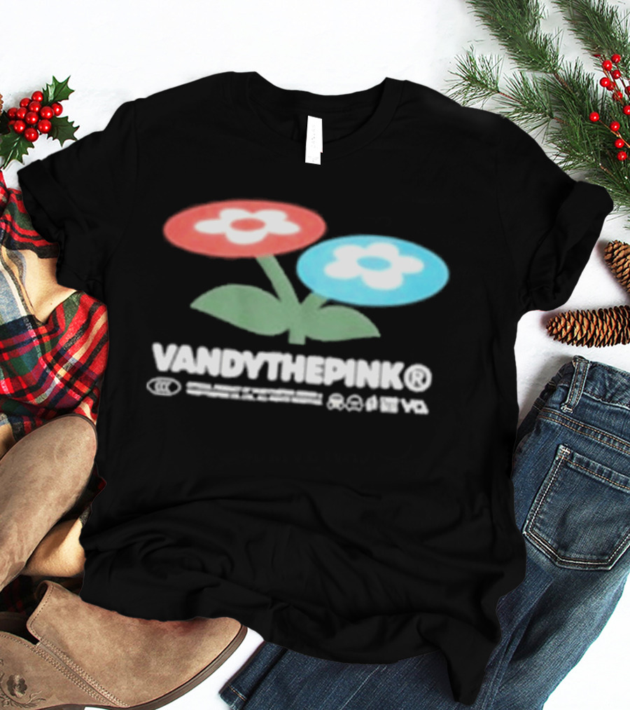Vandy The Pink Two Flower Chromosome 00892HS Flowerbio T-Shirt