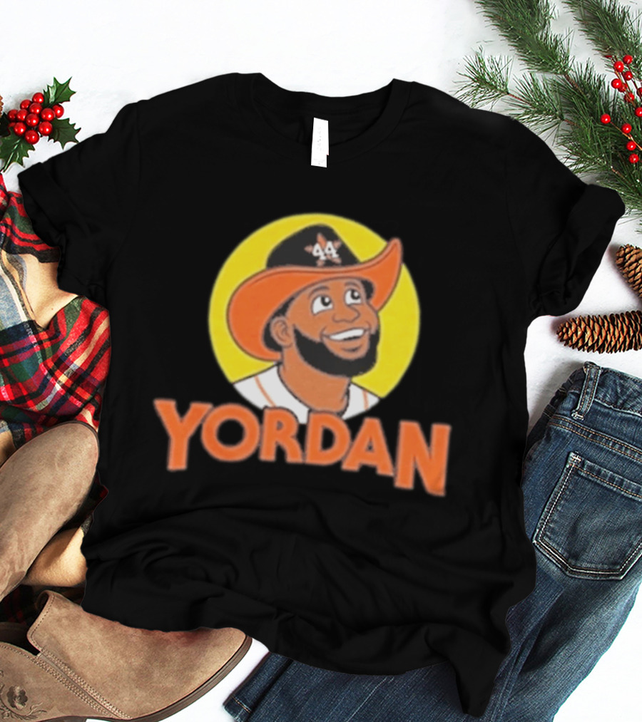Yordan Alvarez 44 Cowboy Hat Baseball T-Shirt